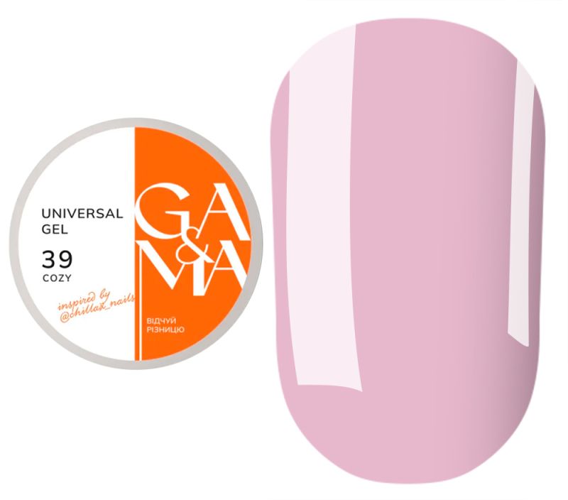 GA&MA Universal Gel 039 Cozy inspired by @chillax_nails, 30 ml