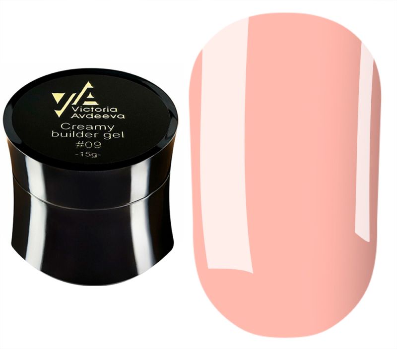 Victoria Avdeeva Гель для ногтей Creamy builder gel №09, 15 мл