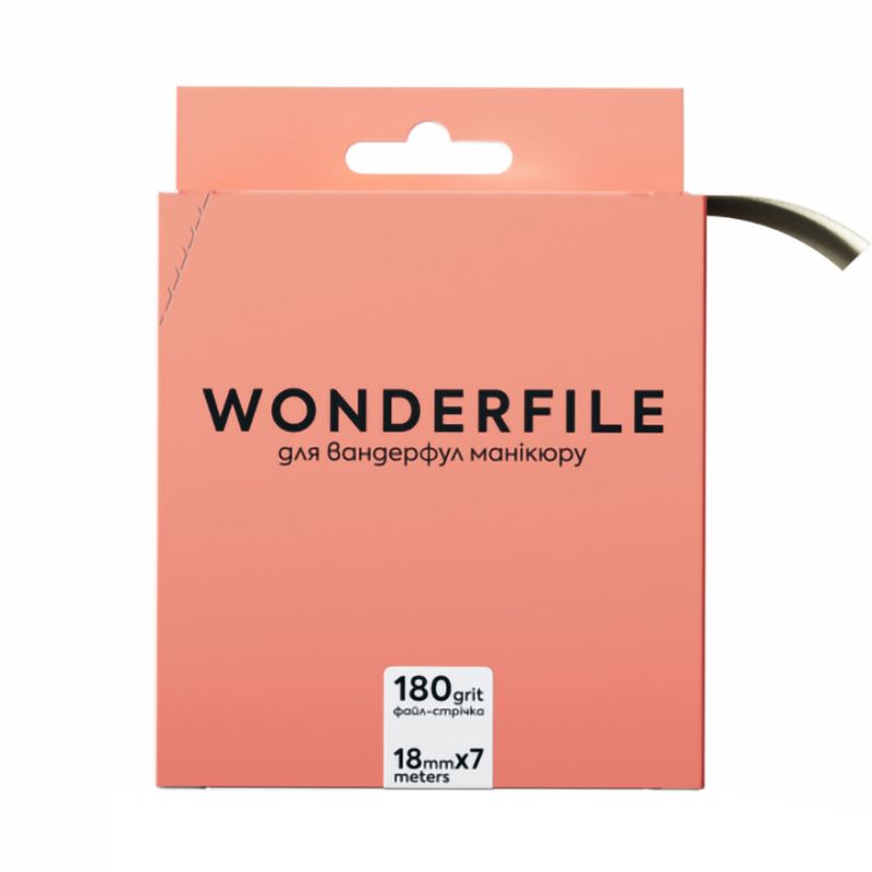Wonderfile Файл-лента для пилки in white 160х18 мм - 180 грит (7 метров)