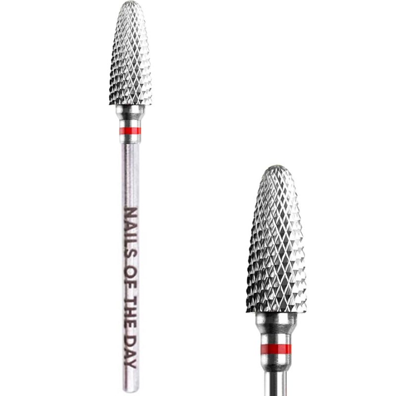 Nails Of The Day cutter carbide corn, 6.6*14.5 mm, red