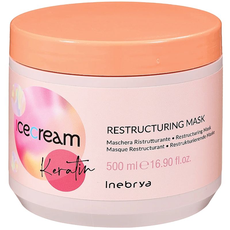 Inebrya Маска восстанавливающая с кератином Keratin Restructuring Mask, 500 мл