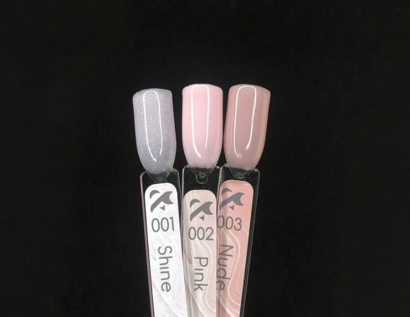 FOX Smart gel Pink - liquid gel for strengthening the nail plate (pink), 12 ml