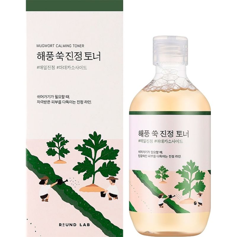 ROUND LAB Тонер заспокійливий з морським полином Mugwort Calming Toner, 300 мл