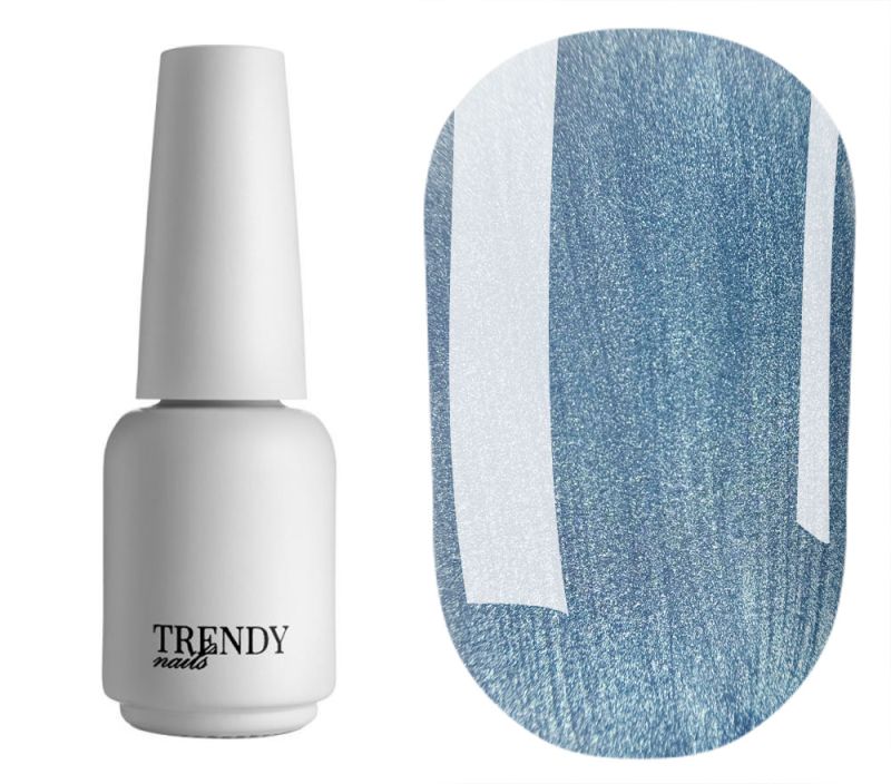 Trendy Nails Гель-лак Gel Polish Cat Eye's Gummy Bear "Aqua Teddy", 5 мл