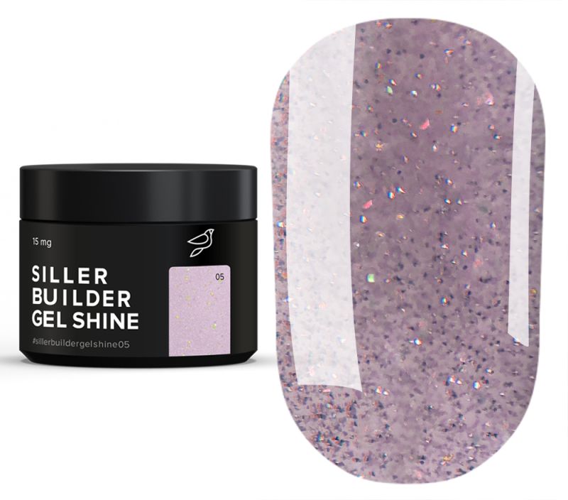 Siller Гель для ногтей Builder Shine Gel №05, 15 мл