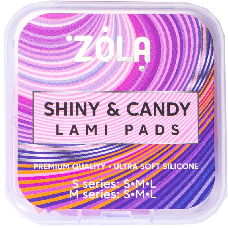 ZOLA Shiny & candy lami pads Валики для ламинирования ресниц для лифтинга эффекта
