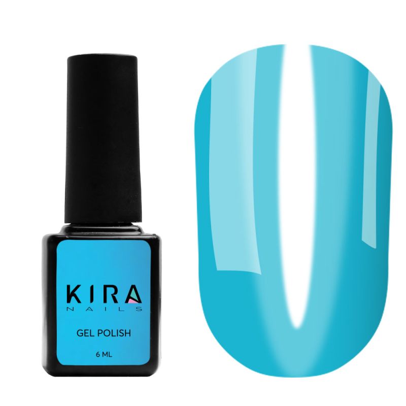 Kira Nails Vitrage gel varnish No. V05 (green, stained glass), 6 ml