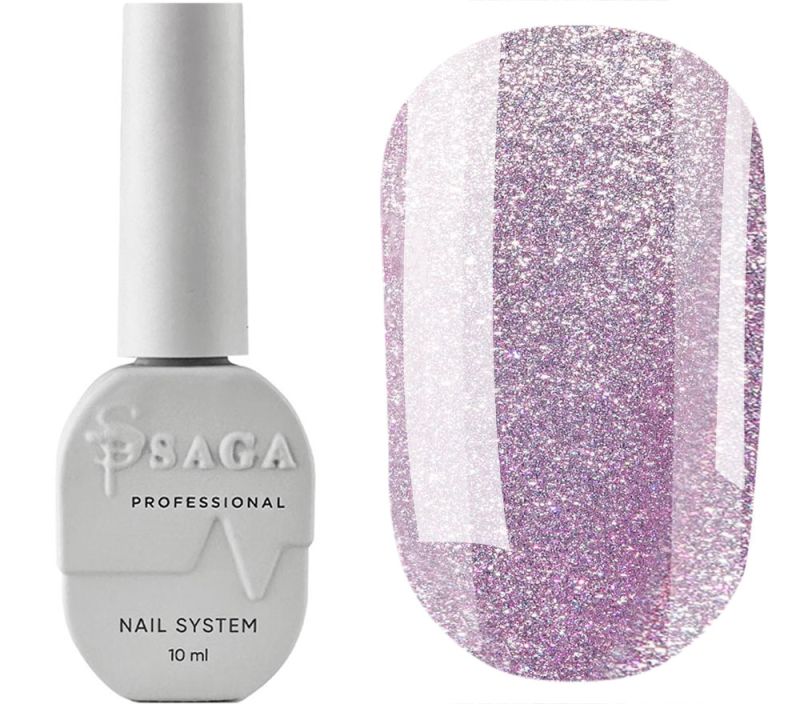 SAGA professional гель лак CAT SHINE 05 (фиолетовый), 9 мл