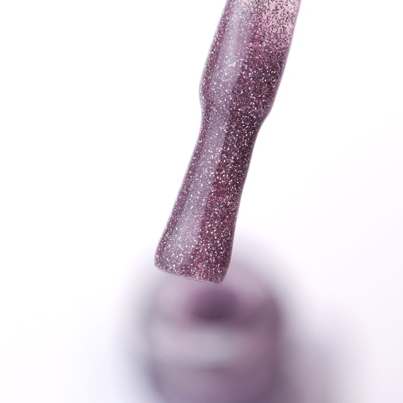 Molekula FLASH Effect Cat's eye FC03 gel varnish, 6 ml (gray-violet, reflective, magnetic)