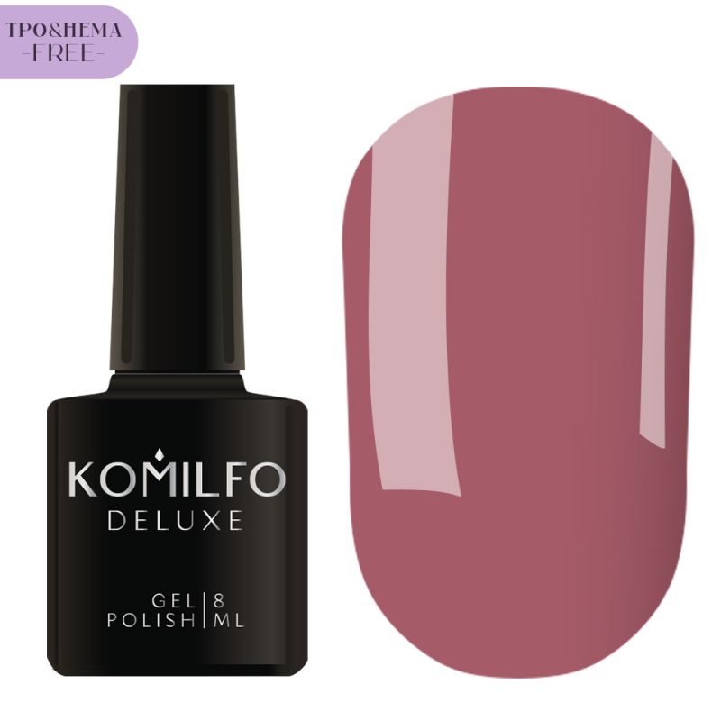 Gel varnish Komilfo DeLuxe Termo C003 (light brown, when heated - bright light green), 8 ml