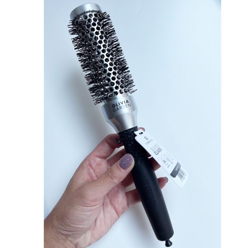 Olivia Garden Thermobrushing Essential Blowout Classic Silver 35 mm