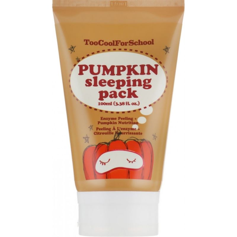Too Cool For School Pumpkin Sleeping Pack - night face mask with pumpkin extract, 30 ml