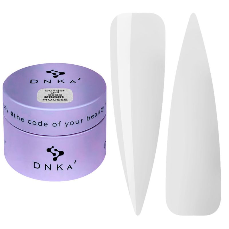 DNKa Гель для ногтей Builder Gel Mousse (HEMA/TPO FREE) 0001, 30 мл