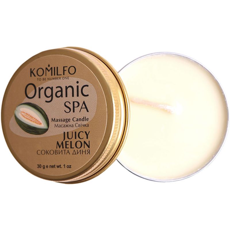 Komilfo Massage Candle - Juicy Melon, 30 g