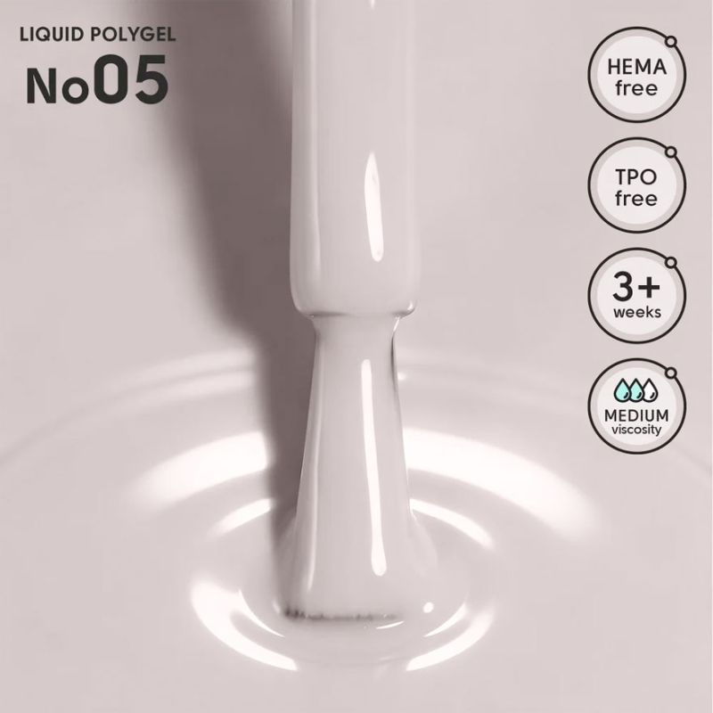 Shelly Жидкий полигель Liquid PolyGel 05, 12 мл