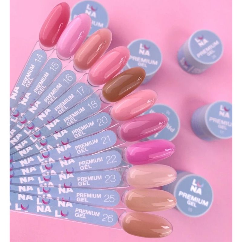 LUNA Гель для наращивания Gel Premium №18, 15 мл