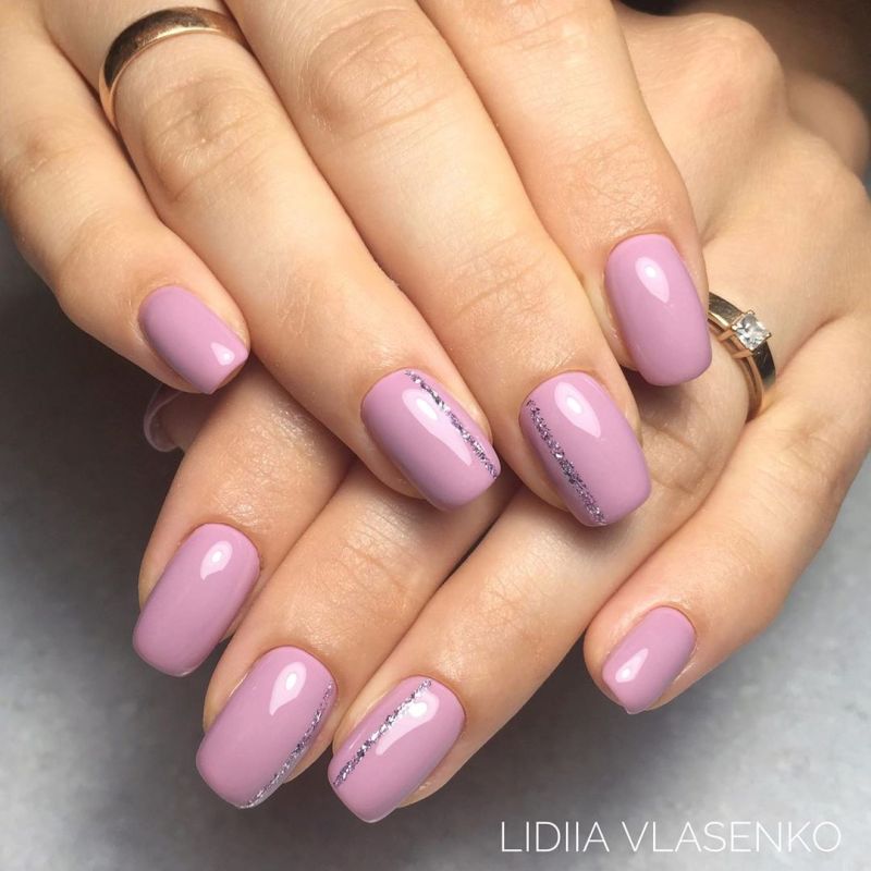 Kira Nails gel varnish No. 092 (dark lilac, enamel), 6 ml