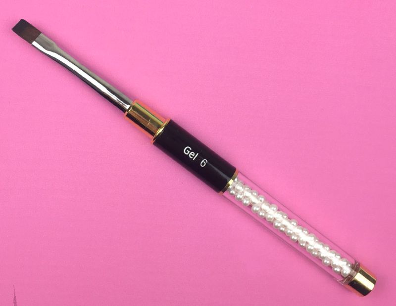 Gel brush Kira Nails Gel flat 6 (Nylon)