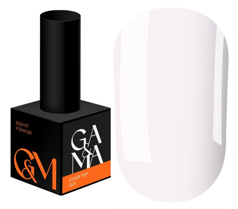 GA&MA Top for gel polish camouflage Cover top Silk, 10 ml