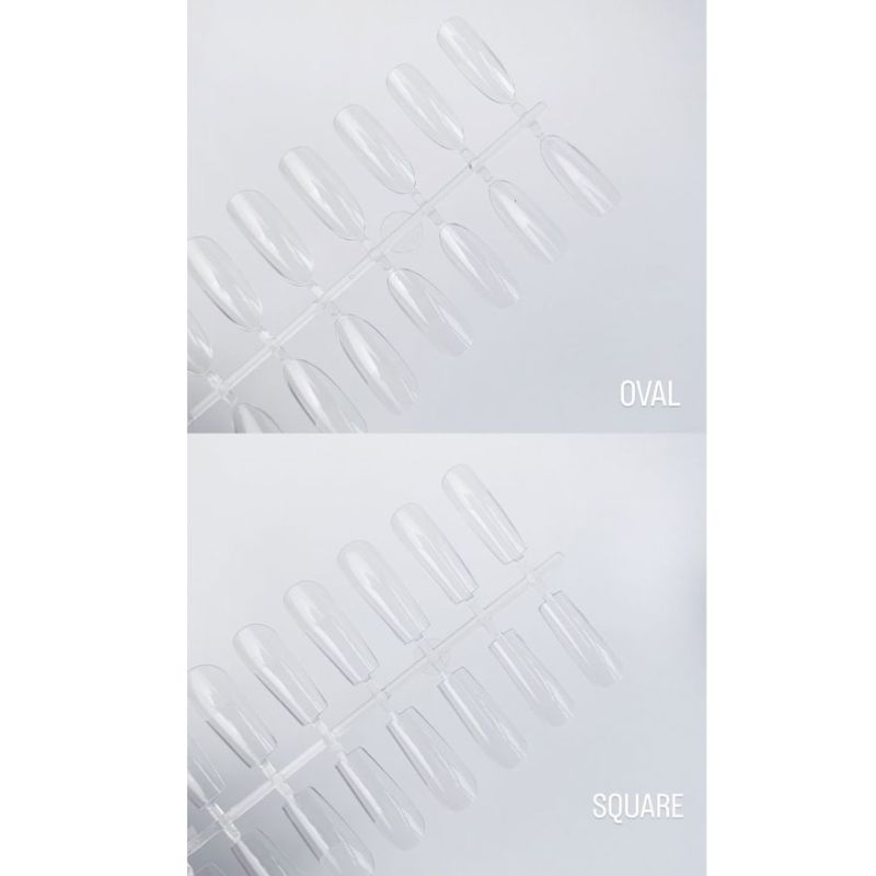 Touch Extension tips, Square (240 pcs.)