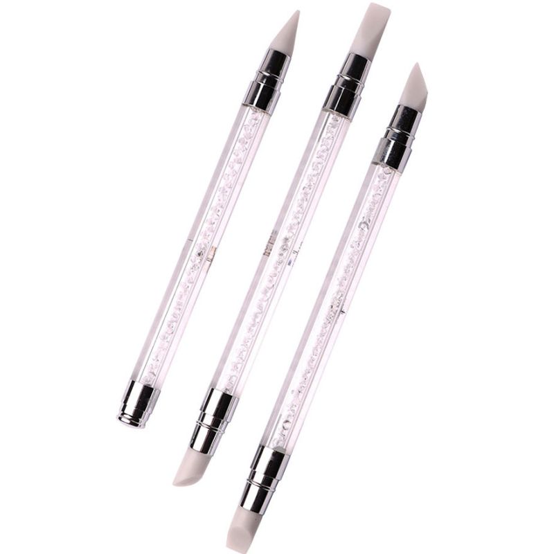 Набор силиконовых кистей Komilfo Silicone Brush Set, 3 шт