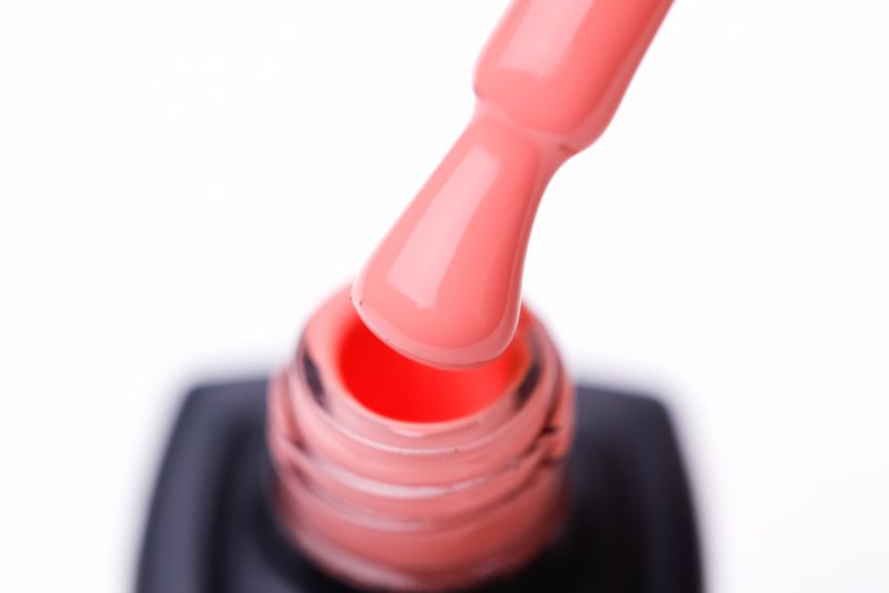 MOON FULL color Gel polish No. 124 gel-varnish (salmon-orange, enamel), 8 ml