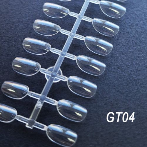 Nailapex Gel tips Square soft, No. 4, 24 pcs