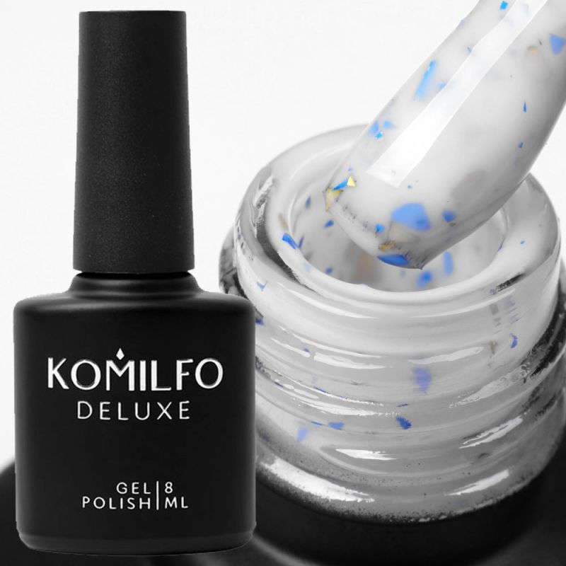 Komilfo Potal Base P009 (milky with blue and gold potal), 8 ml
