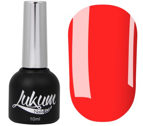 Гель-лак Lukum № 091 (насыщенный оранжевый, неоновый), 10 мл