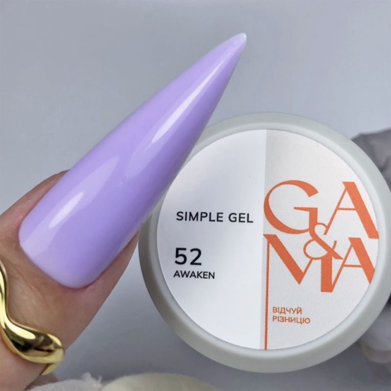 GA&MA Gel sample Simple gel 001 Clear, 15 ml