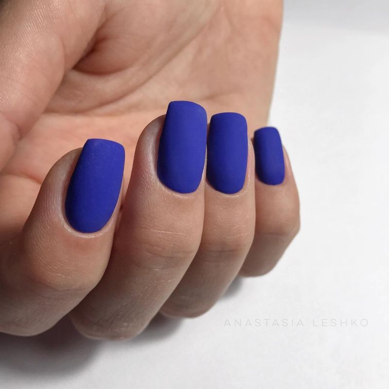 Kira Nails gel varnish No. 156 (bright blue, enamel), 6 ml