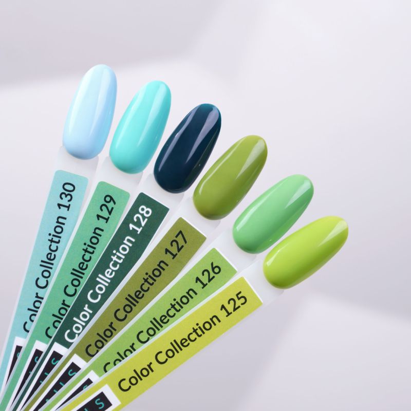 Kira Nails gel varnish No. 127 (khaki, enamel), 6 ml