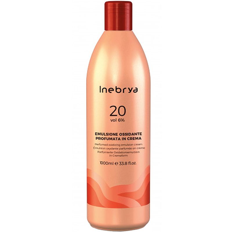 Inebrya Парфюмерная окислительная эмульсия Inebrya Color 20 Vol Oxidizing Perfumed Emulsion Cream, 6%, 1000 мл