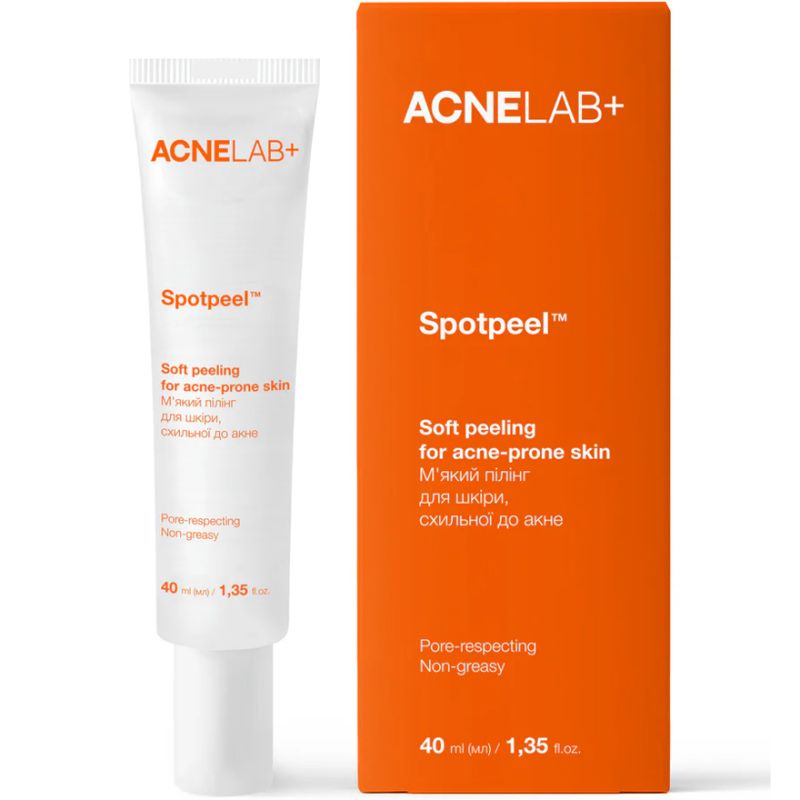ACNELAB+ Пілінг м'який для шкіри, схильної до акне Spotpeel Soft peeling for acne-prone skin, 40 мл