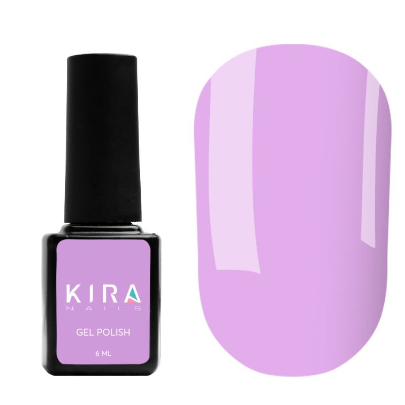 Kira Nails gel varnish No. 087 (light lilac, enamel), 6 ml