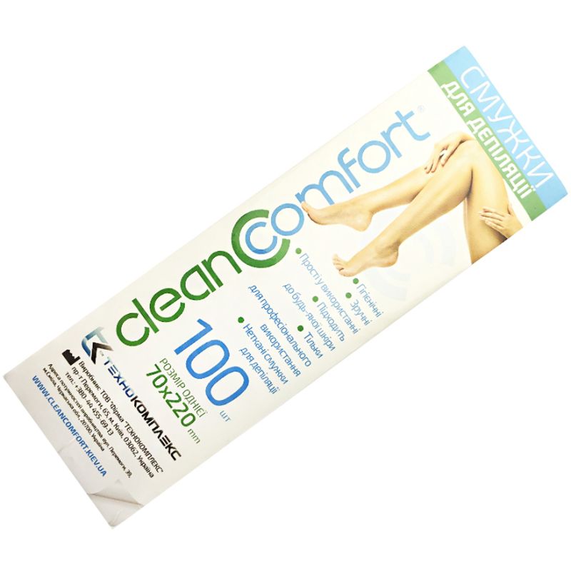 Clean Comfort Полоски для депиляции, 100 шт/уп