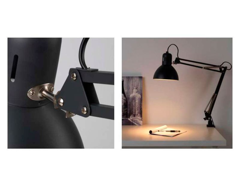 Lamp IKEA TERTIAL 703.554.55, black, (for table lighting and perfect highlights on nails)
