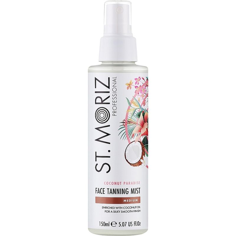 St.Moriz Автобронзат-спрей для обличчя Radiant Glow Face Mist Coconut Paradise, 150 мл