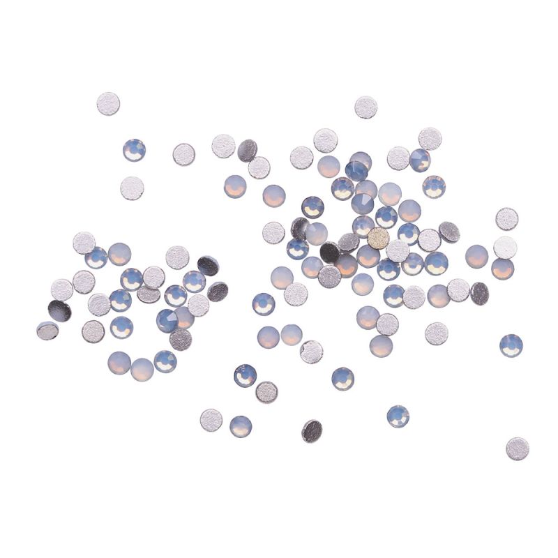 Komilfo Стразы Blue Opal, размер 4 (100 шт. в упаковке)