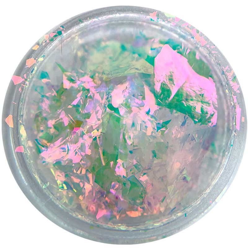 NailApex decor Yuki Beaten Glass, golden lilac, #2