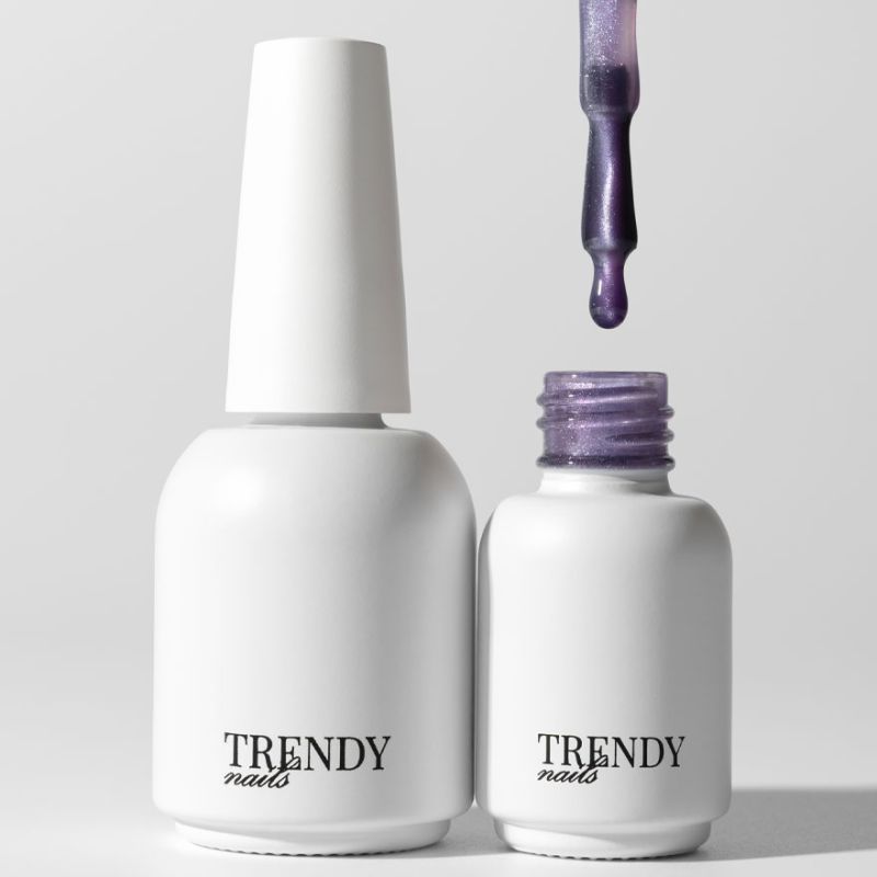 Trendy Nails Гель-лак Gel Polish Cat Eye's Gummy Bear "Lavender Teddy", 5 мл