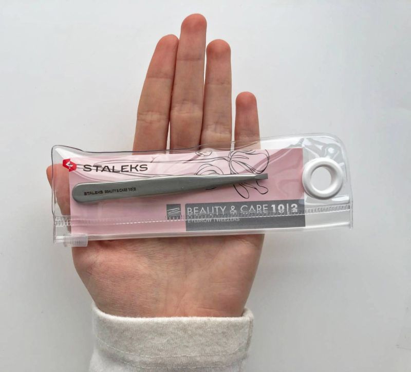 Staleks - BEAUTY & CARE 10 TYPE 2 eyebrow tweezers, narrow straight edges
