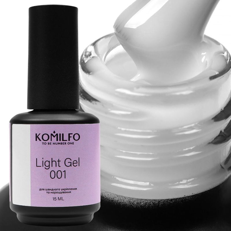 Komilfo Рідкий гель Light Gel 001, 15 мл