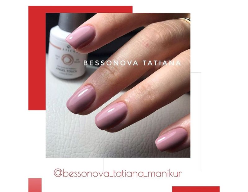 Gel varnish Atica Angel Touch GPM06 (light pink, enamel), 7.5 ml