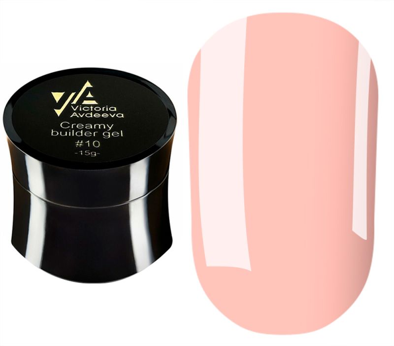 Victoria Avdeeva Гель для ногтей Creamy builder gel №10, 15 мл