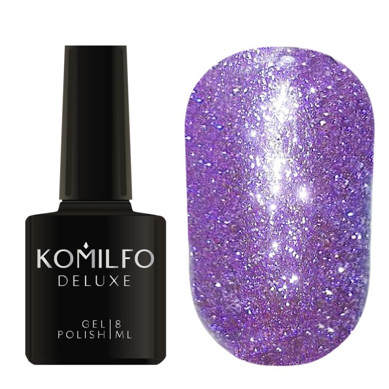 Komilfo Liquid Glam Gel LGG008 (Purple), 8 ml.