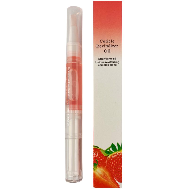 Oil pencil for cuticles and nails, strawberry