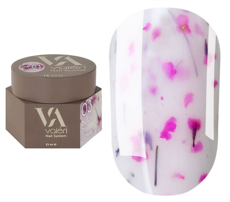 Valeri Гель для нігтів Flower Gel 03, 15 мл