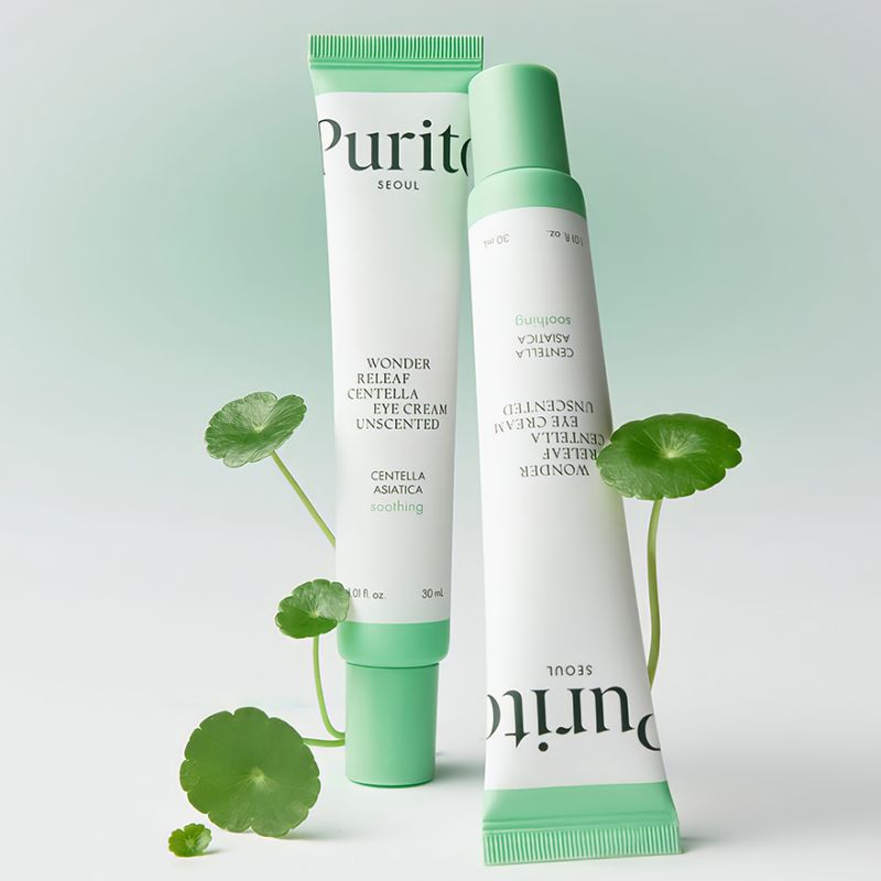 Purito Eye cream with centella and peptides without essential oils Wonder Releaf Centella Eye Cream Unscented, 30 ml