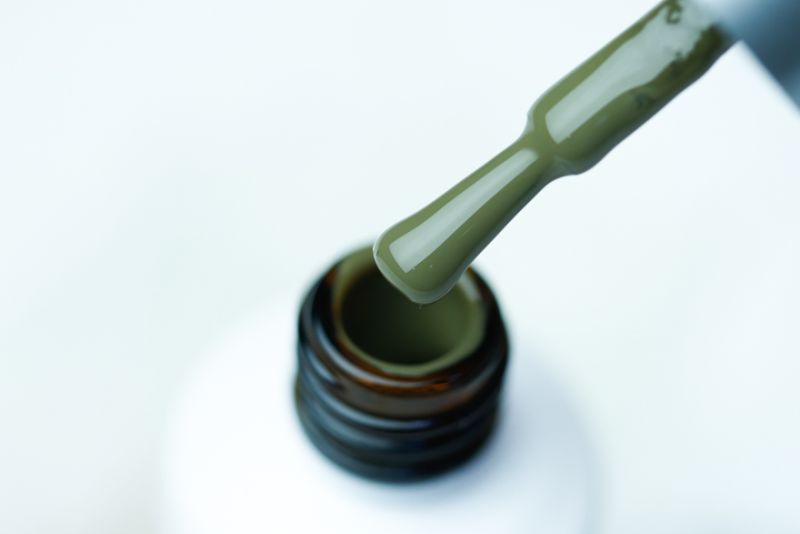 Atica Khaki GPM184 gel varnish (khaki, enamel), 7.5 ml